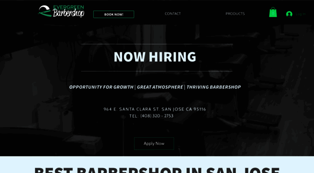 evergreenbarbershop.com