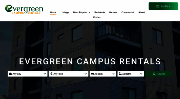 evergreencampusrentals.com