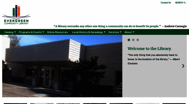 evergreencommunitylibrary.org