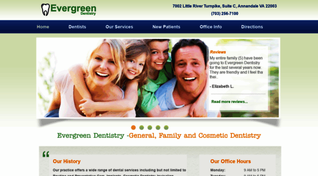 evergreendentistryva.com