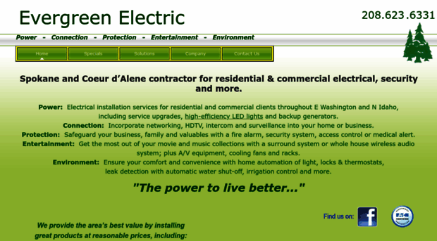 evergreenelectric.net