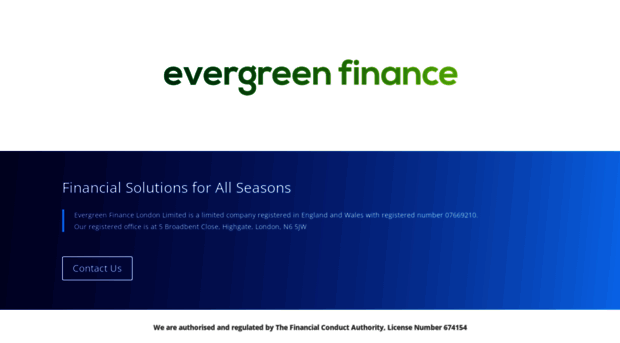 evergreenfinance.co.uk