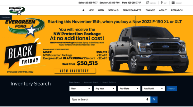 evergreenfordsales.dealerconnection.com