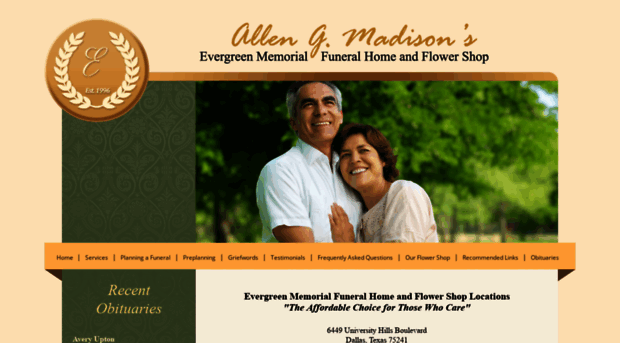 evergreenfuneralhomes.com