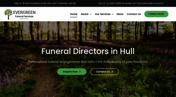 evergreenfuneralservices.co.uk