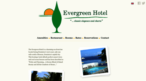 evergreenhoteldominica.com