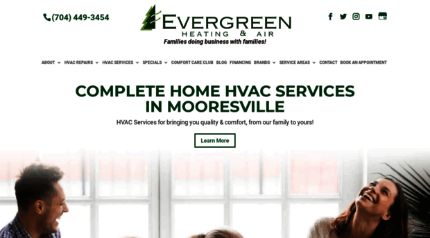 evergreenhvacnc.com