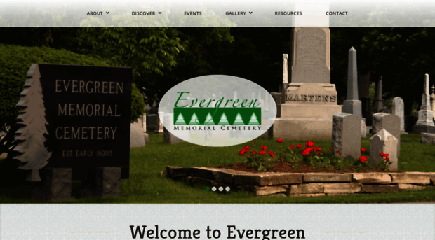 evergreenmemorialcemetery.com