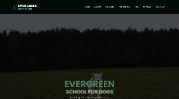 evergreenschoolfordogs.com