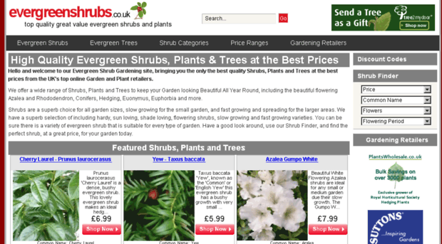 evergreenshrubs.co.uk