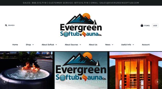 evergreensoftub.com