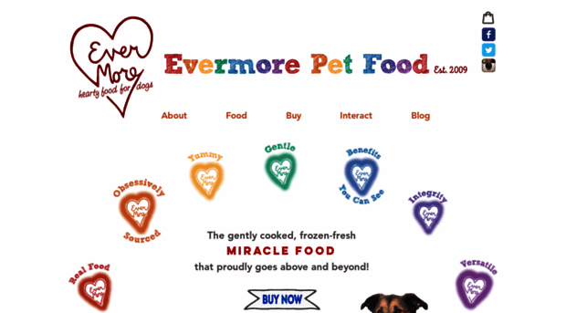 evermorepetfood.com