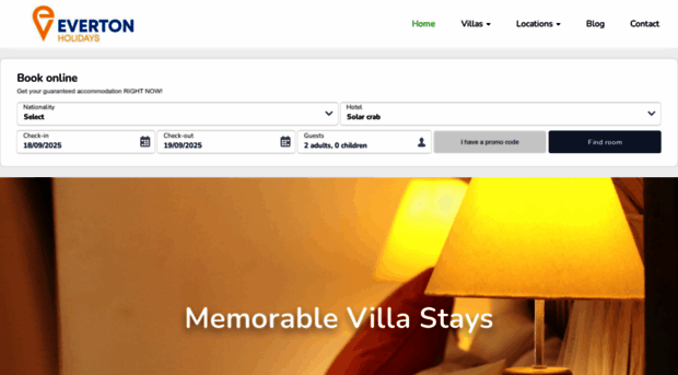 evertonholidays.com