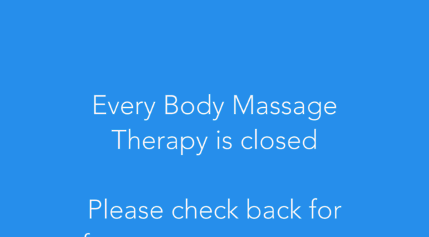 everybodymassagetherapy.co.uk