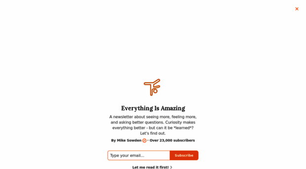 everythingisamazing.substack.com