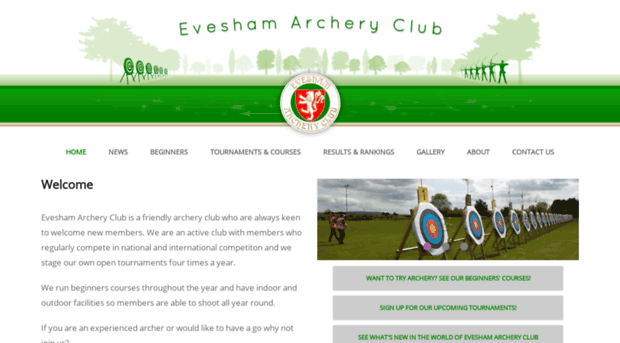 eveshamarcheryclub.com