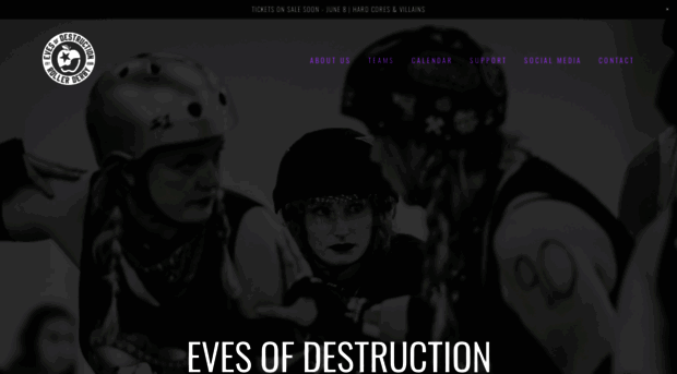 evesofdestructionrollerderby.com