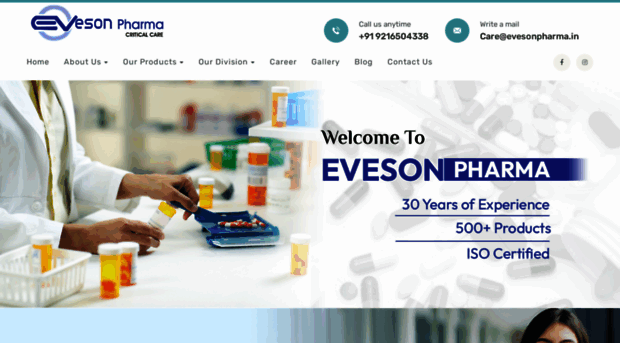 evesonpharma.com