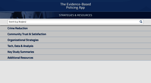 evidence-basedpolicing.org
