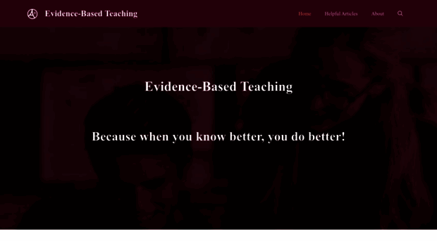 evidencebasedteaching.org.au