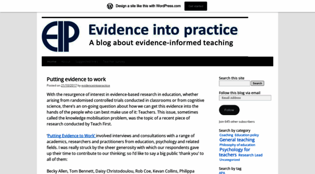 evidenceintopractice.wordpress.com