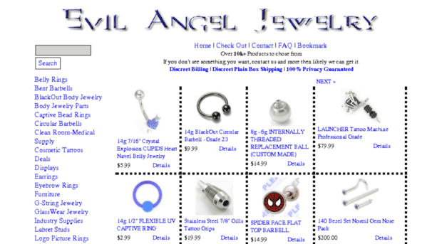 evilangeljewelry.com