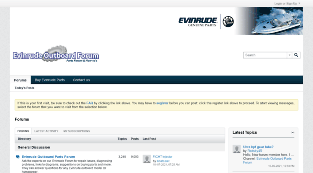 evinrudeoutboardforum.com