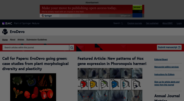 evodevojournal.biomedcentral.com