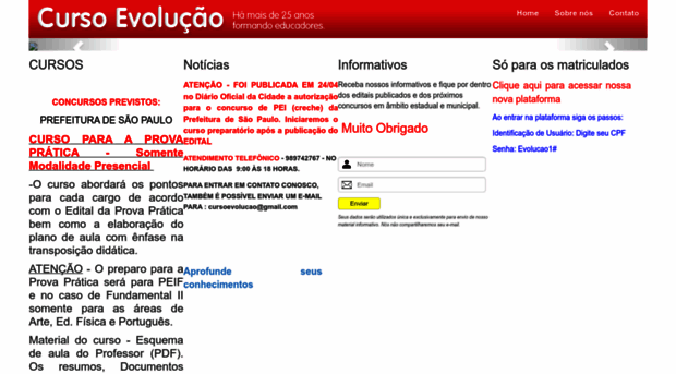 evolucaocurso.com.br