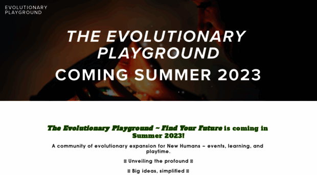 evolutionaryplayground.global