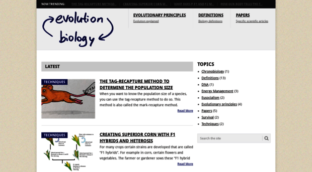 evolutionbiology.com