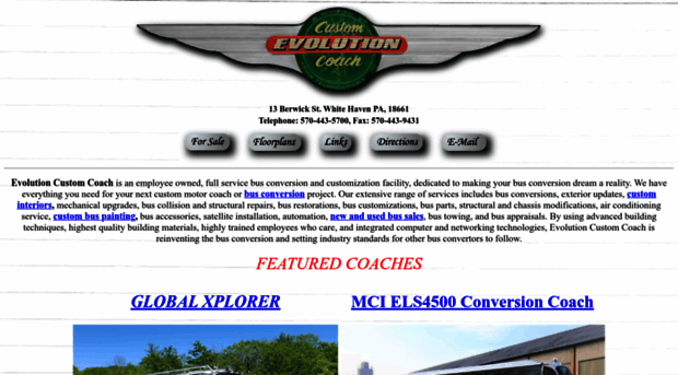 evolutioncustomcoach.com