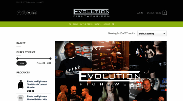 evolutionfightwear.com