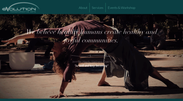 evolutiontransformativearts.com