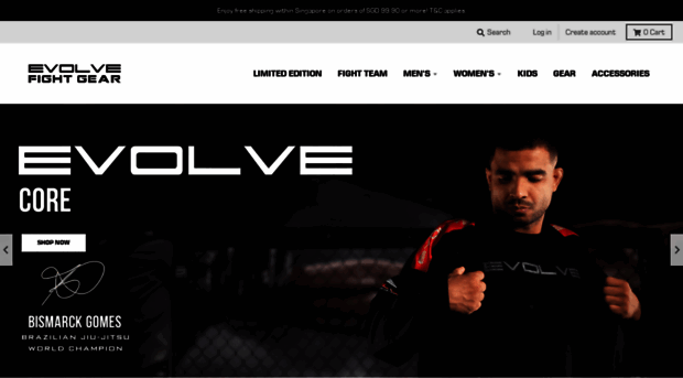 evolve-fightgear.com