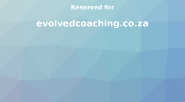 evolvedcoaching.co.za