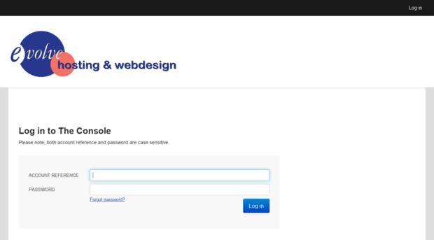 evolvehosting.partnerconsole.net