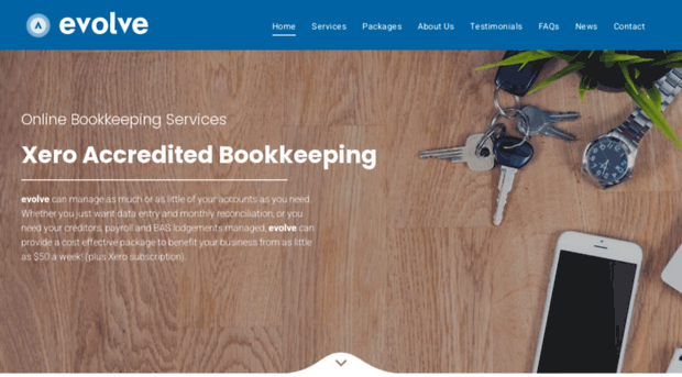 evolveonlinebookkeeping.com.au