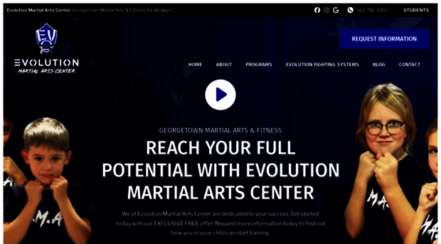 evomartialartscenter.com