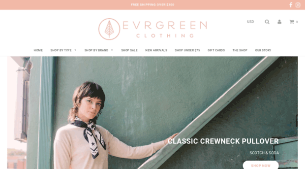 evrgreenclothing.com