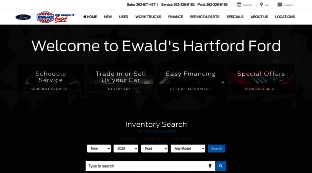 ewaldshartfordford.com