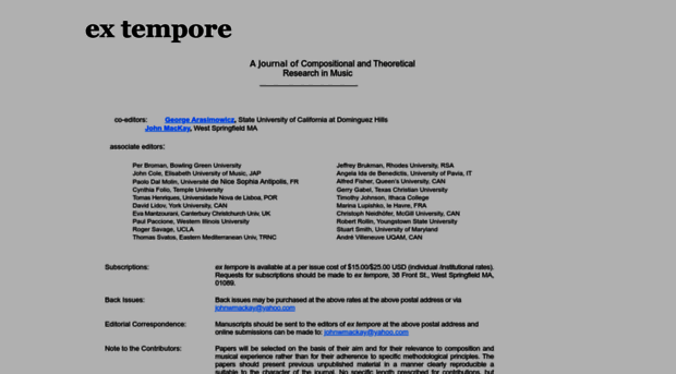 ex-tempore.org