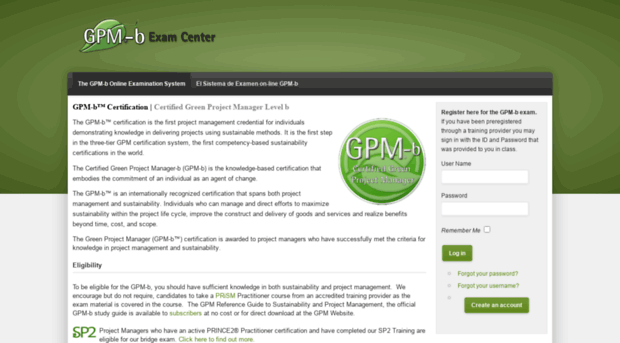 exam.greenprojectmanagement.org