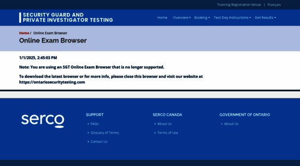 exam.ontariosecuritytesting.com
