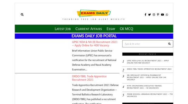 examdaily.info