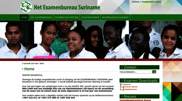 examenbureausuriname.com