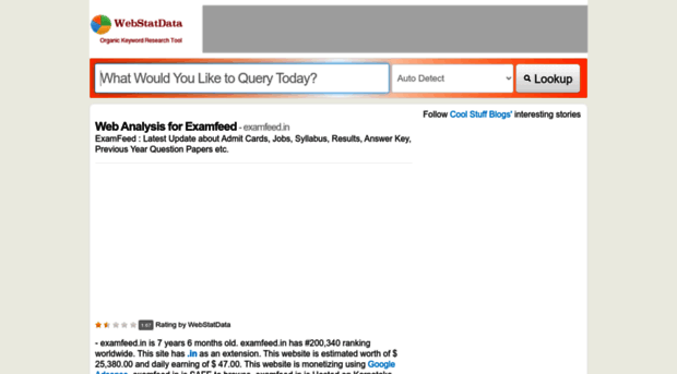 examfeed.in.webstatdata.com