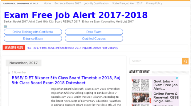 examfreejobalert.com