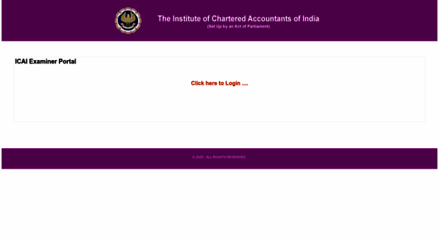 examiners.icaiexam.icai.org