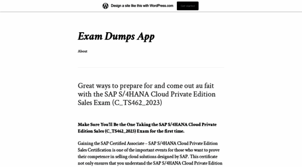 exampdumpsapp.wordpress.com